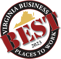 Geoff Mcdonald &Amp; Associates Named A 2023 Best Workplace 3 Best places to work in virginia badge geoff mcdonald & associates