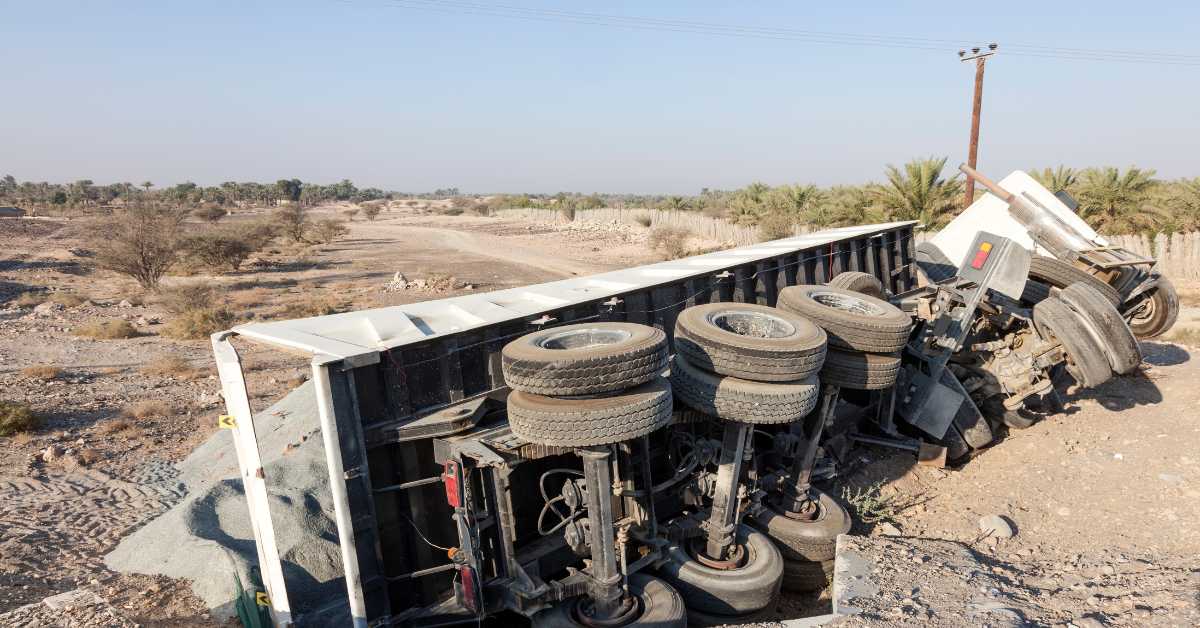 What Should You Never Do After An Accident With A Big Truck? 1 Accident with a big truck