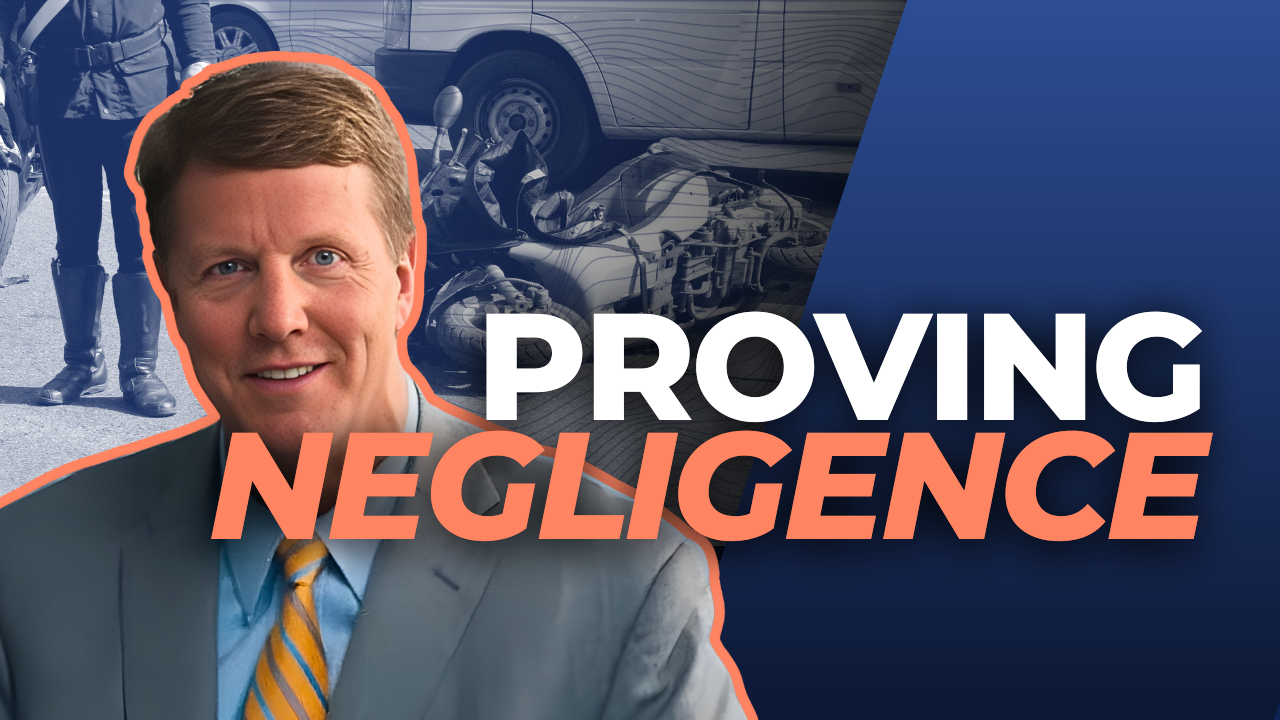 How Can a Lawyer Prove Negligence in a Motorcycle Crash?